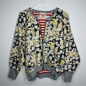 paper wings teddy bear bat wings jacket sz 14